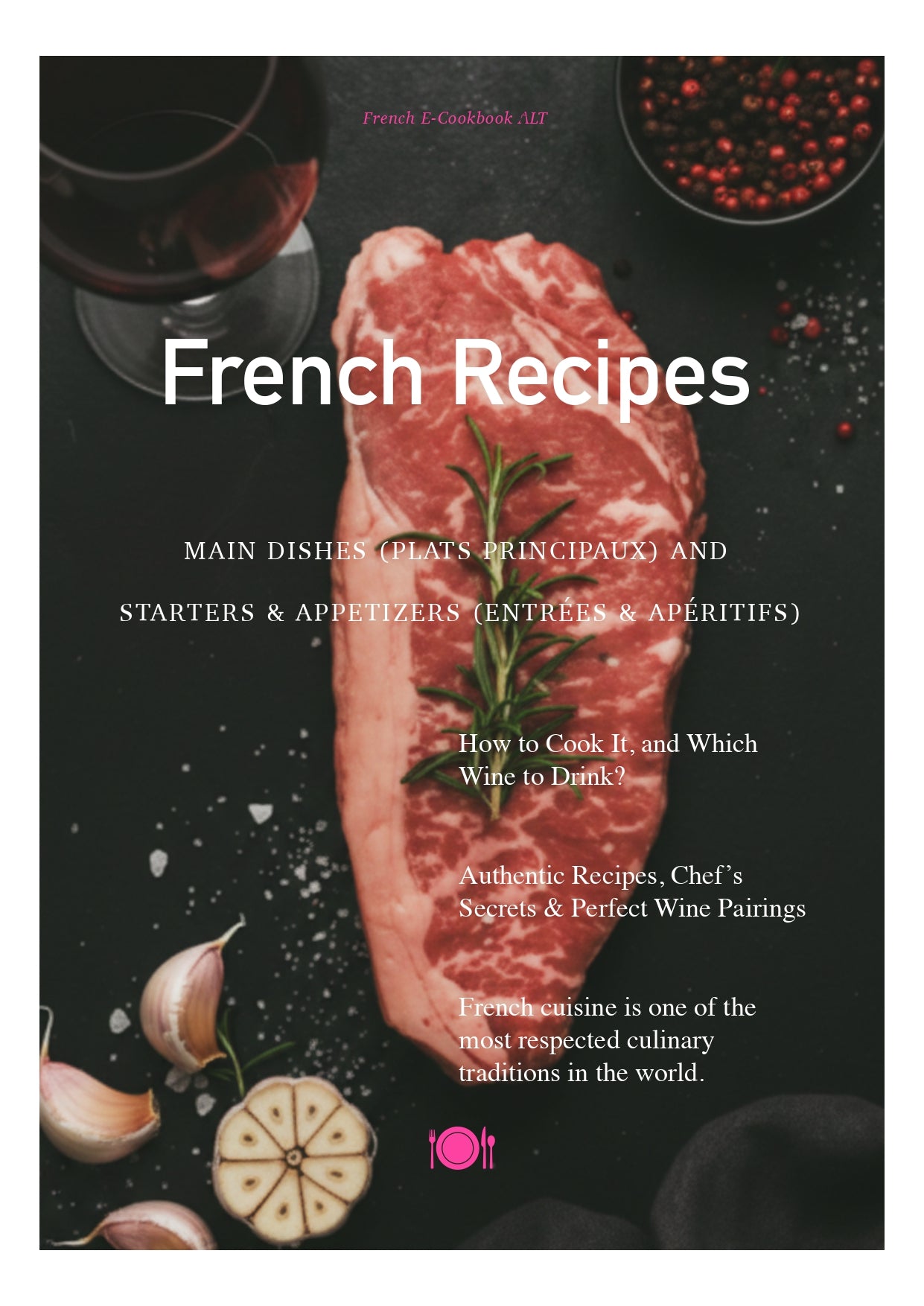 French Main Dishes, Starters & Appetizers, E-CookBook ALT